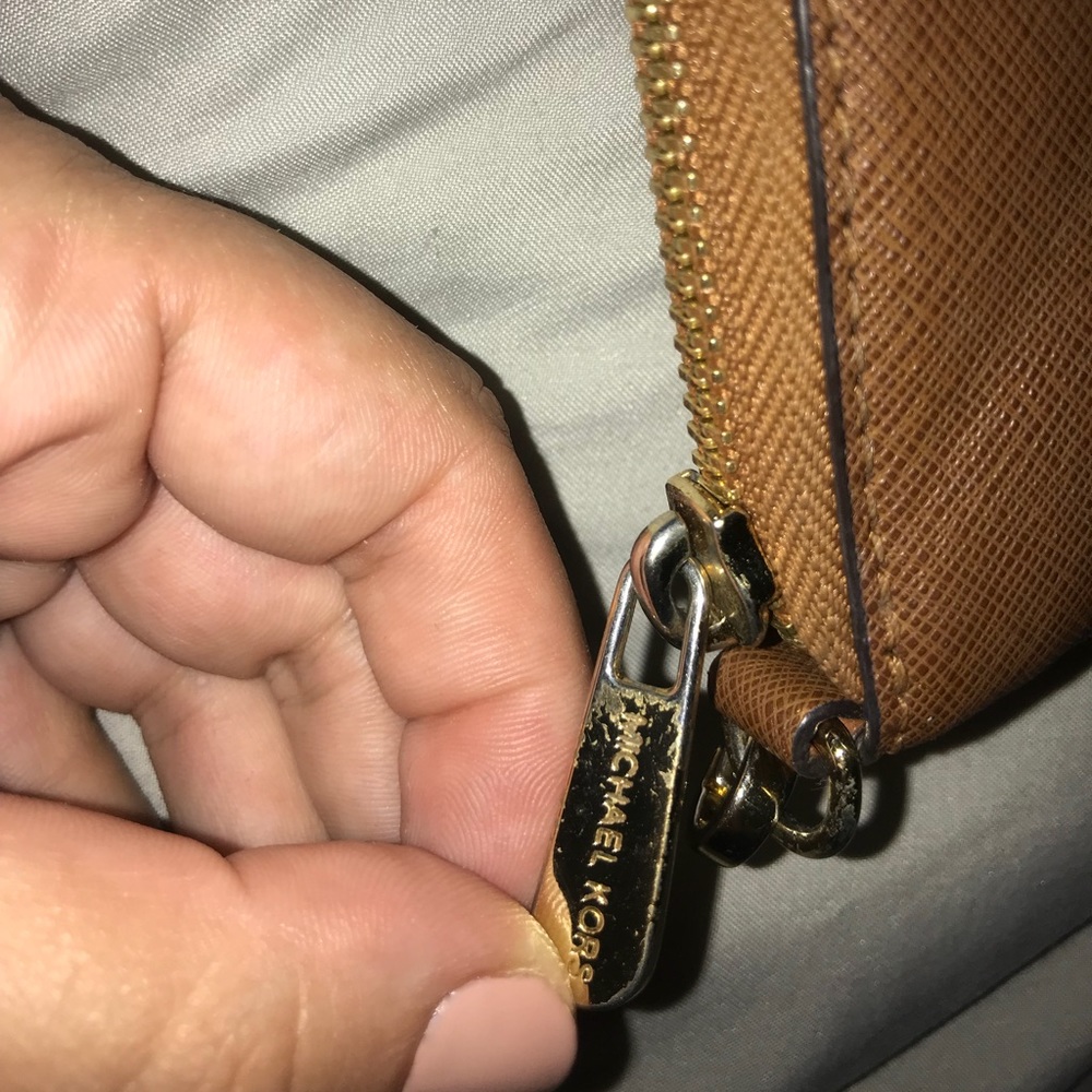 Michael Kors Leather Wristlet - Picture 6 of 8